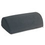 Safco Half-Cylinder Padded Foot Cushion, 17.5w x 11.5d x 6.25h, Black Product Image 