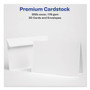 Avery Half-Fold Greeting Cards with Envelopes, Inkjet, 65 lb, 5.5 x 8.5, Textured Uncoated White, 1 Card/Sheet, 30 Sheets/Box Product Image 