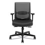 HON Convergence Mid-Back Task Chair, Synchro-Tilt and Seat Glide, Supports Up to 275 lb, Black View Product Image