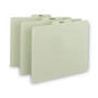 Smead 100% Recycled Monthly Top Tab File Guide Set, 1/3-Cut Top Tab, January to December, 8.5 x 11, Green, 12/Set Product Image 