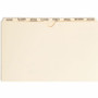 Smead Recycled File Jacket - 14 3/8" x 9" - 11 pt. - Manila - Tab Divider, Divider, Punched, Preprinted - 10% Recycled Product Image 