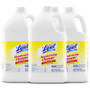 Lysol Deodorizing Cleaner - Concentrate - 128 fl oz (4 quart) - Lemon Scent - Disinfectant, Deodorize - Yellow - 4 / Carton - (RAC76334) Product Image 