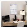 QuickNotes Desk/Wall Calendar, 3-Hole Punched, 11 x 8, White/Blue/Yellow Sheets, 12-Month (Jan to Dec): 2026 Product Image 