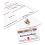 Avery Self-Laminating Laser/Inkjet Printer Badges, 2.25 x 3.5, White, 30/Box Product Image 