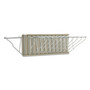 Safco Sheet File Pivot Wall Rack, 12 Hanging Clamps, 24w x 14.75d x 9.75h, Sand Product Image 