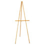 Lightweight Tripod Floor Easel, 64" High, Natural Oak (QRT41E) Product Image 
