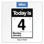 At-A-Glance "Today Is"Wall Calendar - Small - Julian Dates - Daily - 12 Month - January 2026 to December 2026 Product Image 