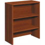 HON 10700 H107292 Hutch - 37.1" Height x 36" Width x 14.6" Depth - 2 Adjustable Shelf(ves) - Waterfall Edge - Finish: Cognac - (HON107292CO) Product Image 