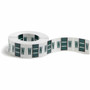 Smead BCCR Bar-Style Color-Coded Labels - W - x 1 1/4" Width x 1" Length - Dark Green - Laminated Product Image 