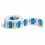 Smead BCCR Bar-Style Color-Coded Labels - F - x 1 1/4" Width x 1" Length - Blue - Laminated Product Image 