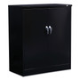 Alera Assembled 42" High Heavy-Duty Welded Storage Cabinet, Two Adjustable Shelves, 36w x 18d, Black Product Image 