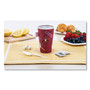 SOLO Paper Hot Drink Cups in Bistro Design, 16 oz, Maroon, 50/Pack Product Image 