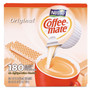 Coffee mate Liquid Coffee Creamer, Original, 0.38 oz Mini Cups, 180/Carton Product Image 