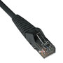 Tripp Lite by Eaton CAT6 Gigabit Snagless Molded Patch Cable, 1 ft, Black Product Image 