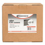 Innovera CD/DVD Slim Jewel Cases, Clear/Black, 100/Pack Product Image 