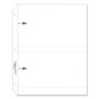C-Line Clear Photo Pages for Four 5 x 7 Photos, 3-Hole Punched, 11.25 x 8.13, 50/Box Product Image 