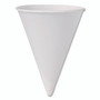 SOLO Cone Water Cups, 4 oz, Paper, White, 200/Bag, 25 Bags/Carton Product Image 