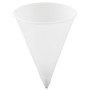 SOLO Cone Water Cups, Chipboard Box Inner Packaging, 4 oz, Paper, White, 200/Bag, 25 Bags/Carton Product Image 