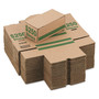 Iconex Corrugated Cardboard Coin Storage with Denomination Printed On Side, 8.06 x 3.31 x 3.19,  Green Product Image 