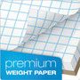 TOPS Quad Ruling Cross Section Pad - Letter - 50 Sheets - Glue - Both Side Ruling Surface - Quad Ruled Front Ruling Product Image 