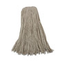 Boardwalk Mop Head, Economical Lie-Flat Head, Cotton Fiber, 32oz, White, 12/Carton Product Image 