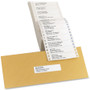 Avery Address Label - 1 7/16" Width x 4" Length - Permanent Adhesive - Dot Matrix - White - 1 / Sheet - 5000 Total Label(s) - 5000 / Box - (AVE4014) Product Image 