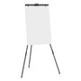 Quartet Aluminum Heavy-Duty Display Easel, 38" to 66" High, Aluminum, Black Product Image 