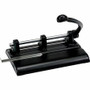Master Products Power Handle 2/3-hole Paper Punch - 3 Punch Head(s) - 40 Sheet of 20lb Paper - 13/32" Punch Size - 10.9" Width x 7.5" Depth x 11.1" Height Product Image 