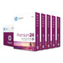 HP Papers Premium24 Paper, 98 Bright, 24 lb Bond Weight, 8.5 x 11, Ultra White, 500 Sheets/Ream, 5 Reams/Carton Product Image 