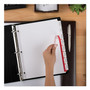 Avery Print and Apply Index Maker Clear Label Dividers, Big Tab, 8-Tab, 11 x 8.5, White, 1 Set Product Image 