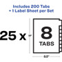 Avery, Index Maker Index Divider (AVE11999) Product Image 