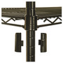 Alera NSF Certified Industrial Four-Shelf Wire Shelving Kit, 48w x 18d x 72h, Black Product Image 
