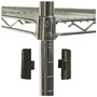 Alera NSF Certified Industrial Four-Shelf Wire Shelving Kit, 36w x 24d x 72h, Silver Product Image 