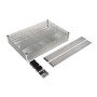 Alera NSF Certified Industrial Four-Shelf Wire Shelving Kit, 48w x 24d x 72h, Silver Product Image 