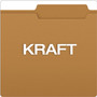 Pendaflex Kraft Fastener Folders, 2/5-Cut Tabs, 2 Fasteners, Letter Size, Kraft Exterior, 50/Box Product Image 