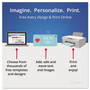 Avery Durable Permanent ID Labels with TrueBlock Technology, Laser Printers, 3.25 x 8.38, White, 3/Sheet, 50 Sheets/Pack Product Image 