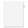 Avery Preprinted Legal Exhibit Side Tab Index Dividers, Avery Style, 10-Tab, 29, 11 x 8.5, White, 25/Pack Product Image 