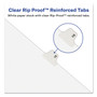 Avery Preprinted Legal Exhibit Side Tab Index Dividers, Avery Style, 10-Tab, 29, 11 x 8.5, White, 25/Pack Product Image 