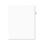 Avery Preprinted Legal Exhibit Side Tab Index Dividers, Avery Style, 10-Tab, 55, 11 x 8.5, White, 25/Pack, (1055) Product Image 