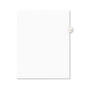 Avery Preprinted Legal Exhibit Side Tab Index Dividers, Avery Style, 10-Tab, 57, 11 x 8.5, White, 25/Pack, (1057) Product Image 