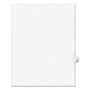 Avery Preprinted Legal Exhibit Side Tab Index Dividers, Avery Style, 10-Tab, 68, 11 x 8.5, White, 25/Pack, (1068) Product Image 