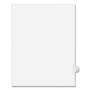 Avery Preprinted Legal Exhibit Side Tab Index Dividers, Avery Style, 26-Tab, V, 11 x 8.5, White, 25/Pack, (1422) Product Image 