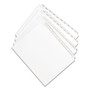 Avery Preprinted Legal Exhibit Side Tab Index Dividers, Allstate Style, 26-Tab, X, 11 x 8.5, White, 25/Pack Product Image 