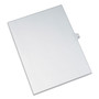 Avery Preprinted Legal Exhibit Side Tab Index Dividers, Allstate Style, 10-Tab, 13, 11 x 8.5, White, 25/Pack Product Image 