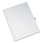 Avery Preprinted Legal Exhibit Side Tab Index Dividers, Allstate Style, 10-Tab, 11, 11 x 8.5, White, 25/Pack Product Image 