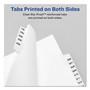 Avery Individual Legal Exhibit Dividers - Avery Style - 1 Printed Tab(s) - Character - Q - 8.5" Divider Width x 11" Divider Length Product Image 