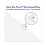 Avery-Style Preprinted Legal Bottom Tab Divider, 26-Tab, Exhibit K, 11 x 8.5, White, 25/PK Product Image 