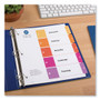 Avery Customizable TOC Ready Index Multicolor Tab Dividers, Uncollated, 5-Tab, 1 to 5, 11 x 8.5, White, 24 Sets Product Image 
