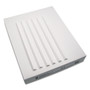 C-Line Slide 'N Grip Binding Bars, 60-Sheet Capacity, 11 x 0.5, White, 100/Box Product Image 