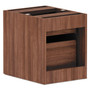 Alera Valencia Series Hanging Pedestal File, Left/Right, 2-Drawer: Box/File, Legal/Letter, Modern Walnut,15.63 x 20.5 x 19.25 Product Image 